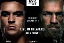 Select AMC locations to air UFC 264 Poirier vs. McGregor live