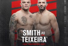 UFC Fight Night Jacksonville (Smith vs. Teixeira): Full Card and Start Time